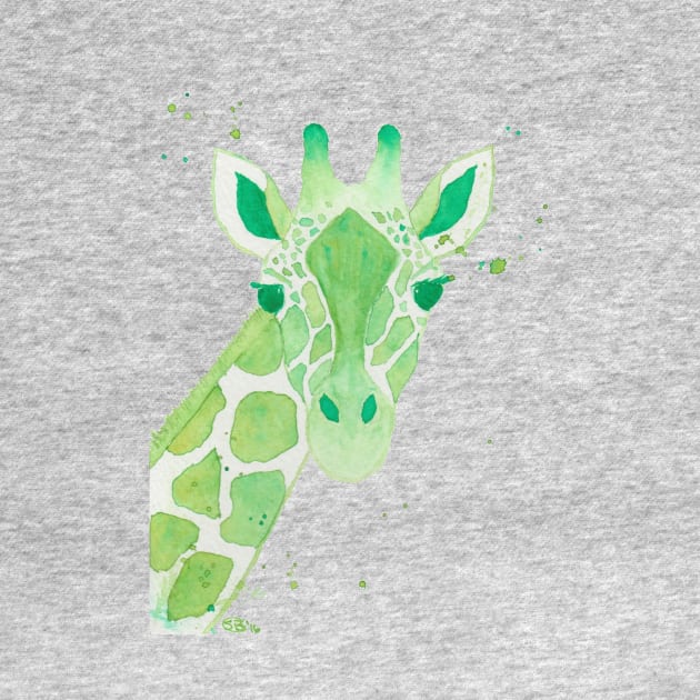 Lime Green Giraffe by dangerbetz